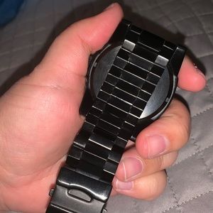 Nixon black men’s watch- great condition
